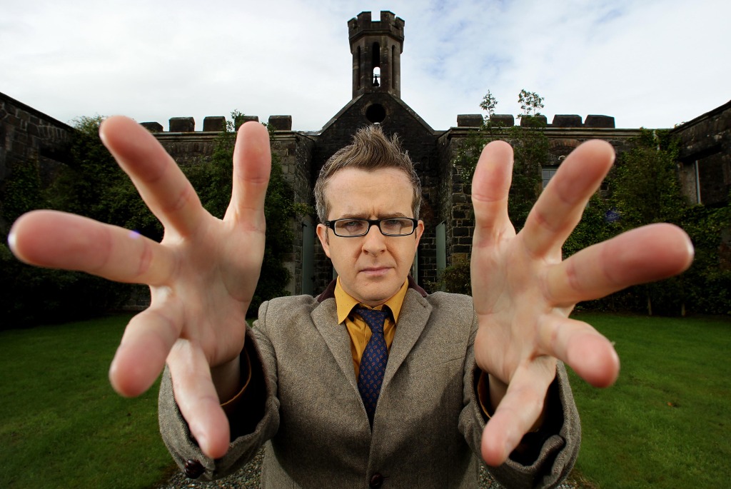 david posing with hands out