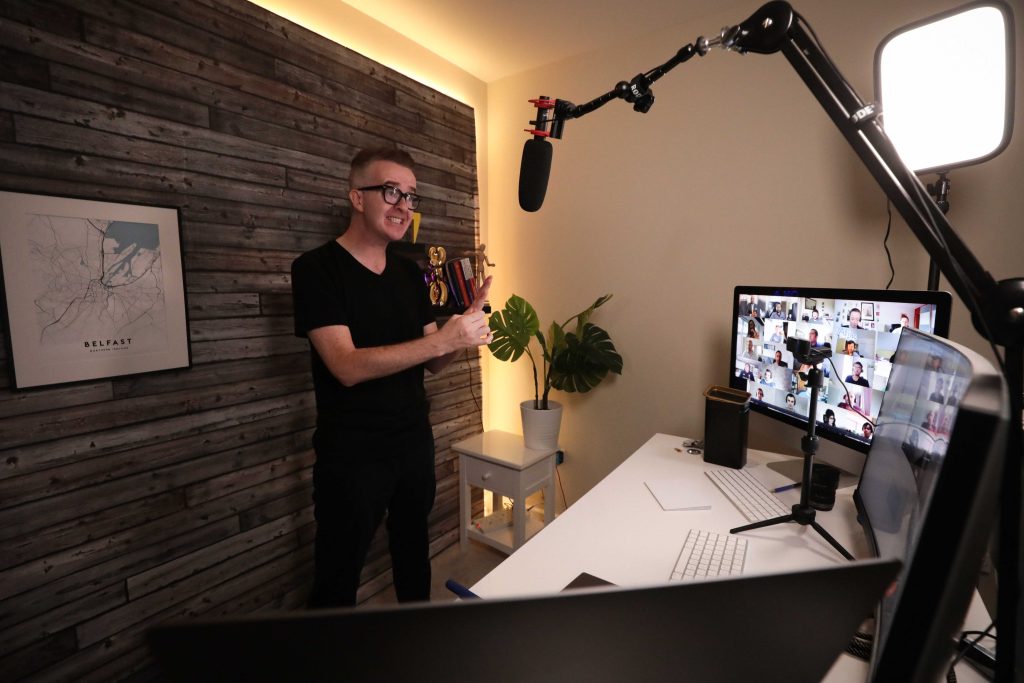 David delivers virtual celebration for Cisco