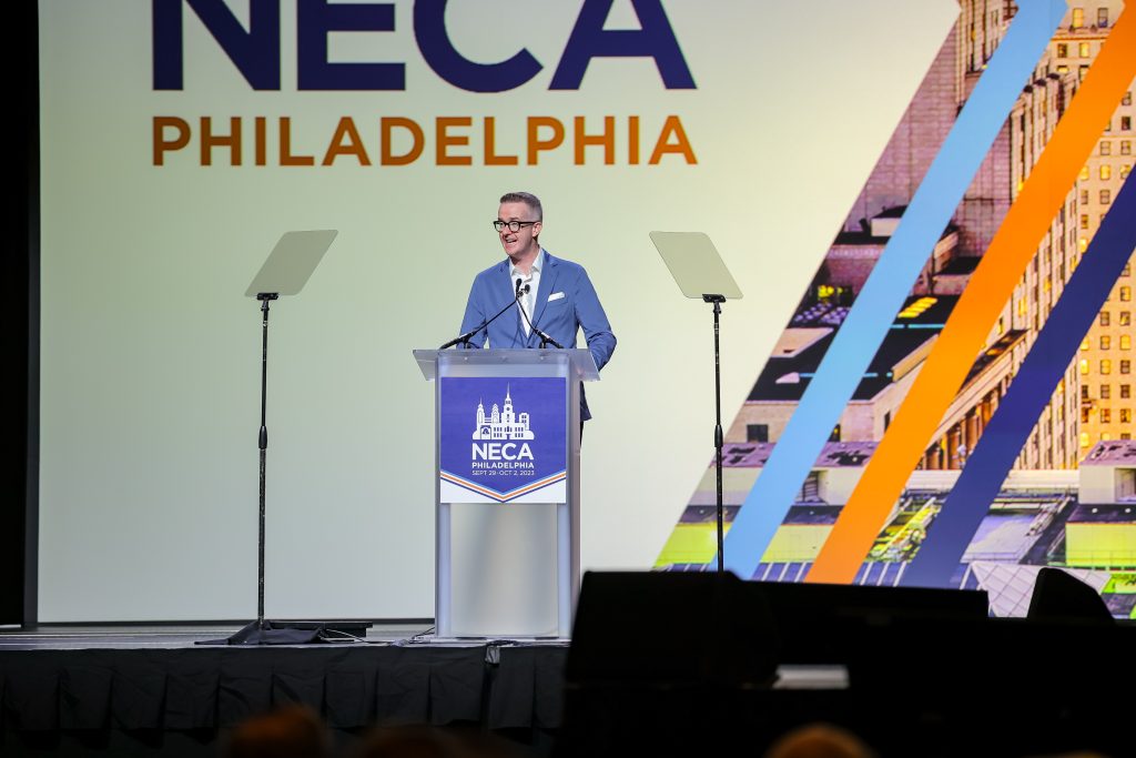 NECA 2023 Philadelphia Convention | Keynote speaker and EMCEE | David Meade