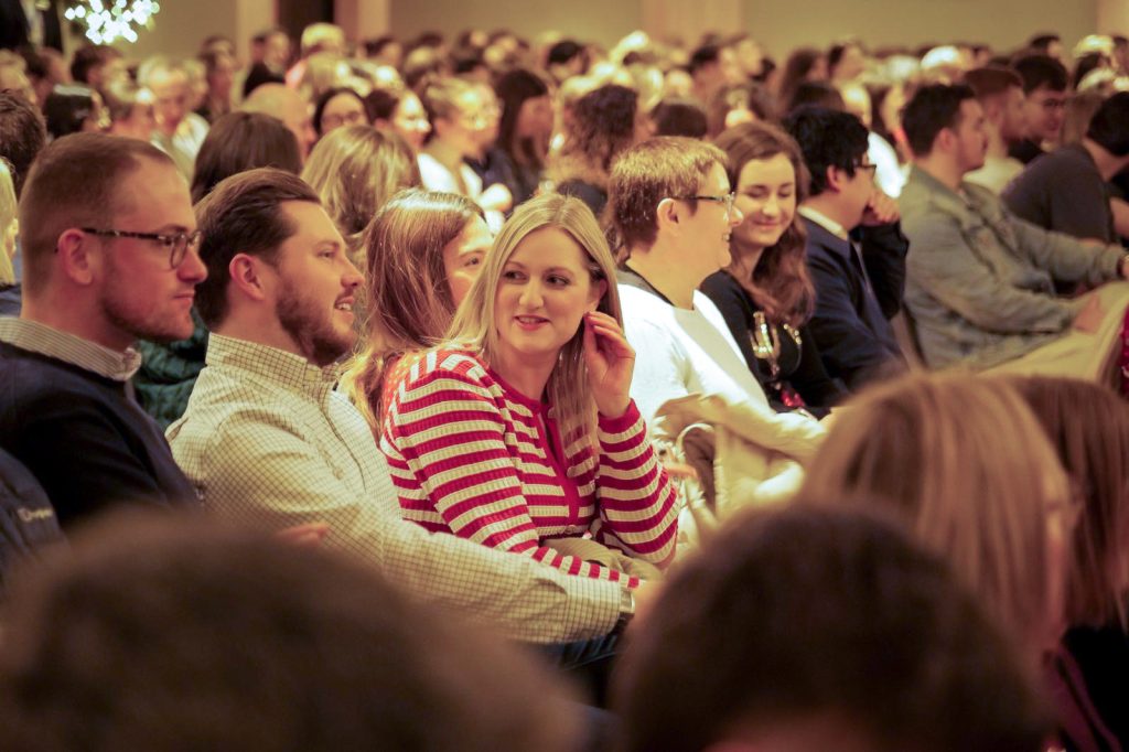 Baker McKenzie audience participating in interactive think-tank with David Meade